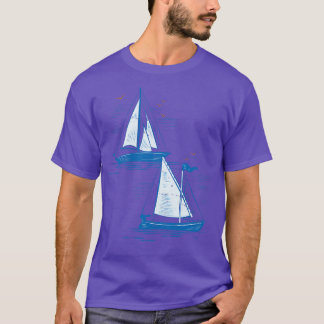 Hobby Sailor Gift Sailing T-Shirt