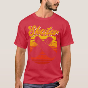Hobby Skater Retro Skateboard Skate Lover Skateboa T-Shirt