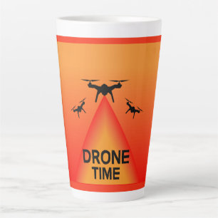 Hobbyist Drone   Drone Pilot   Photography   Races Latte Mug