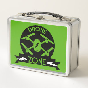 Hobbyist Drone   Drone Pilot   Photography   Races Metal Lunch Box