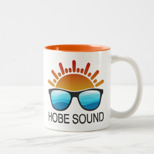 Hobe Sound Florida Sunglasses Two-Tone Coffee Mug