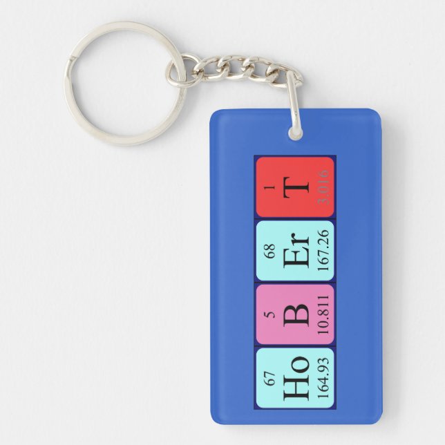 Hobert periodic table name keyring (Front)