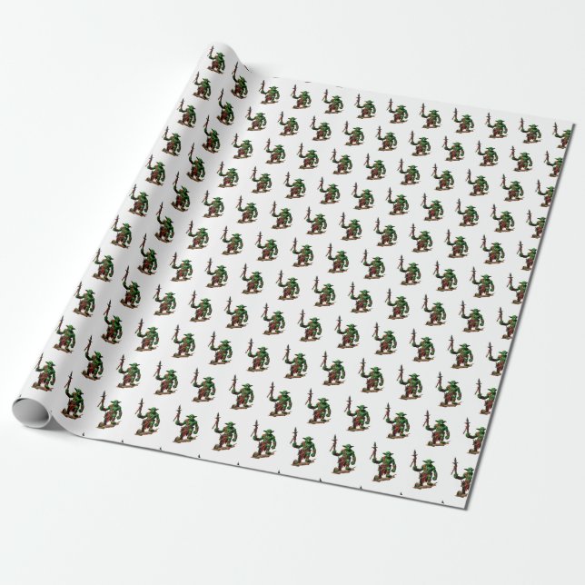 Hobgoblin Wrapping Paper (Unrolled)