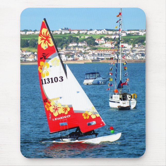Hobie cat, Jersey Mouse Mat (Front)