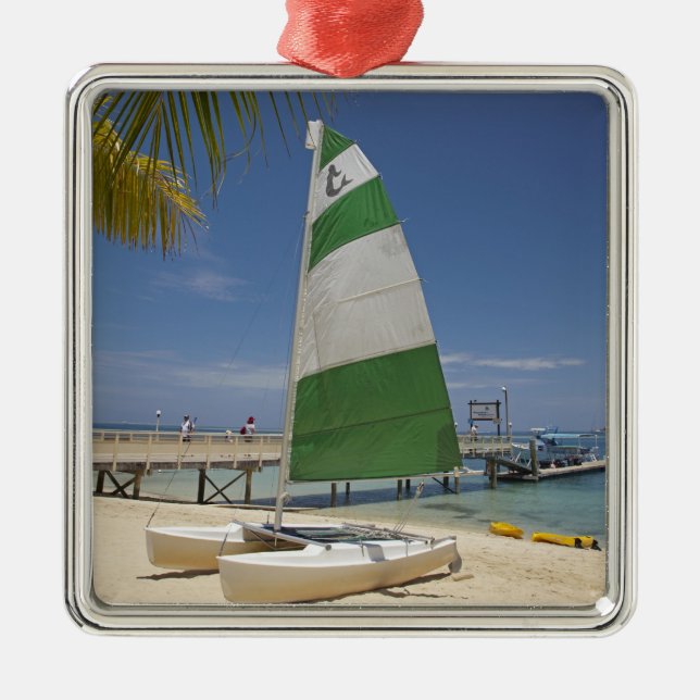 Hobie Cat, Plantation Island Resort Metal Tree Decoration (Front)