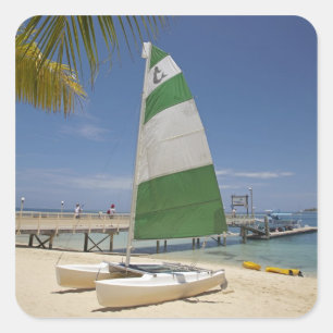 Hobie Cat, Plantation Island Resort Square Sticker