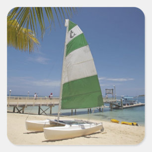 Hobie Cat, Plantation Island Resort Square Sticker