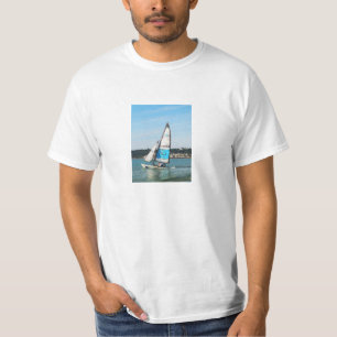 Hobie cat sailing away T-Shirt