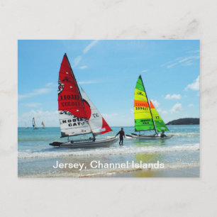 Hobie cats in Jersey Postcard