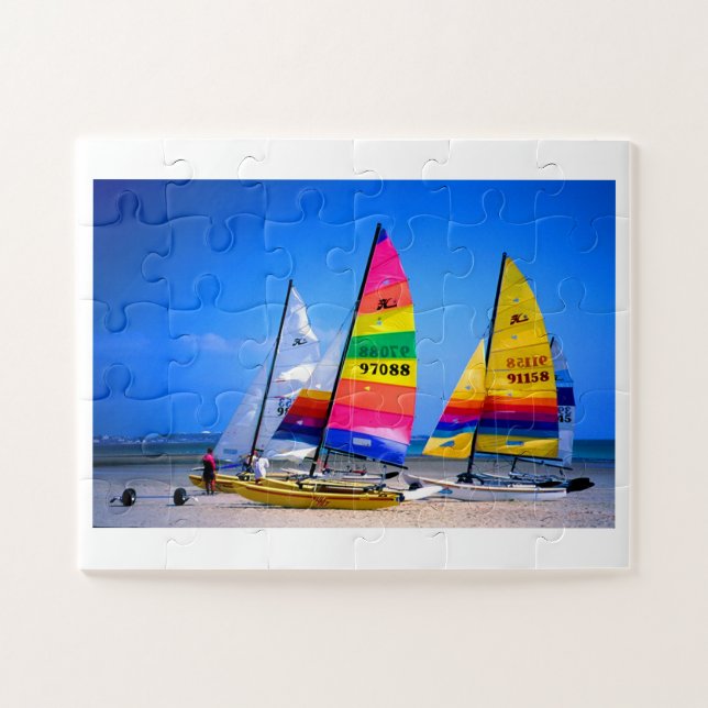 Hobie sailing boats jigsaw puzzle (Horizontal)