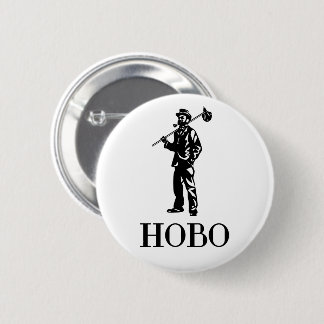 HOBO Authentic Original Premium Design 6 Cm Round Badge