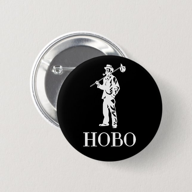 HOBO Authentic Original Premium Design Button (Front & Back)