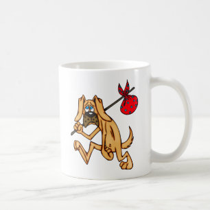 Hobo Bum Cartoon Dog Coffee Mug