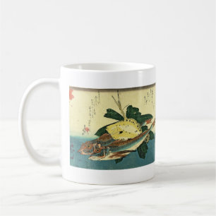 Hobo & Karei - Hiroshige's Japanese Fish Print Coffee Mug