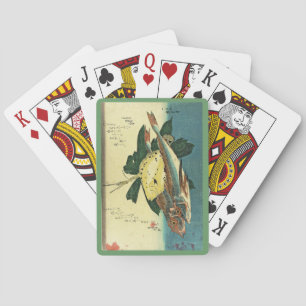 Hobo & Karei - Hiroshige's Japanese Fish Print Playing Cards