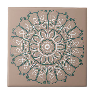 Hobo Single Lace Beige Design Ceramic Tile