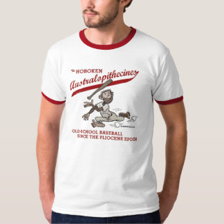 Hoboken Australopithecines - men's ringer t-shirt