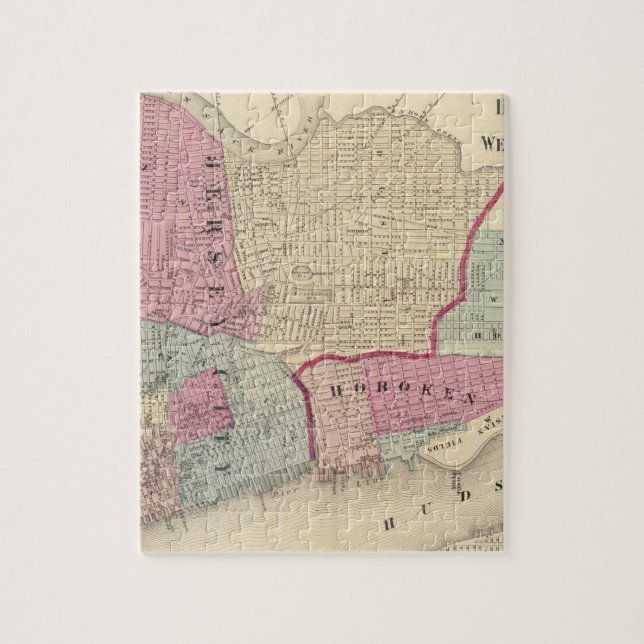 Hoboken, Jersey City Jigsaw Puzzle (Vertical)