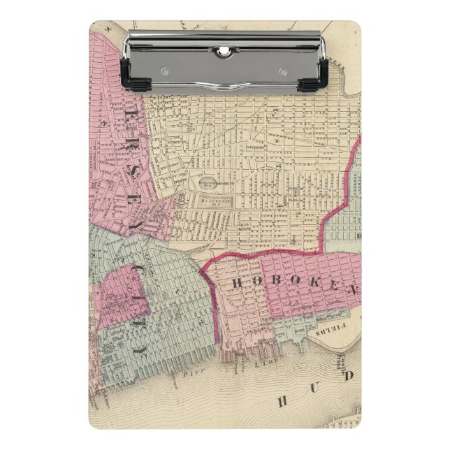 Hoboken, Jersey City Mini Clipboard (Front)