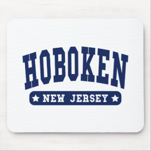 Hoboken New Jersey College Style tee shirts Mouse Mat
