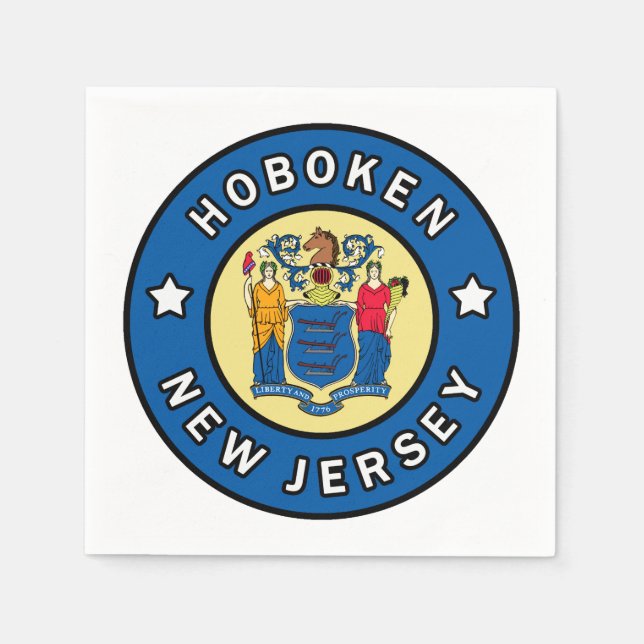 Hoboken New Jersey Napkin (Front)