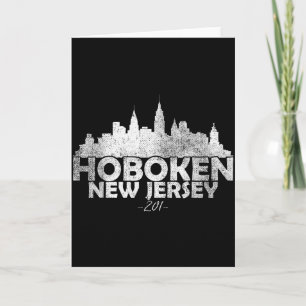 Hoboken New Jersey Nj _ Skyline Card