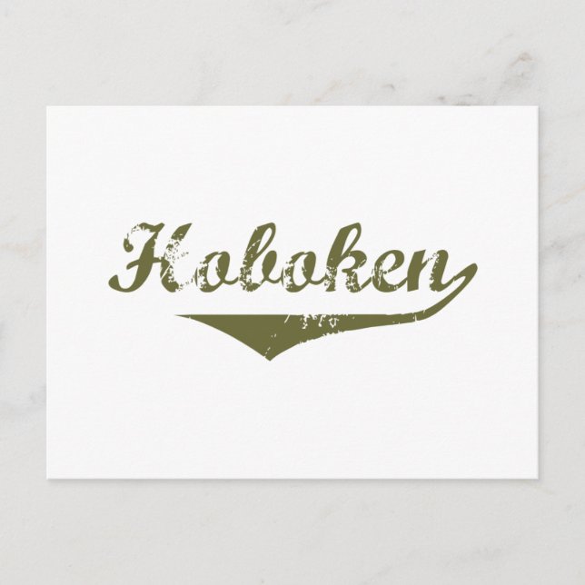 Hoboken  Revolution t shirts Postcard (Front)