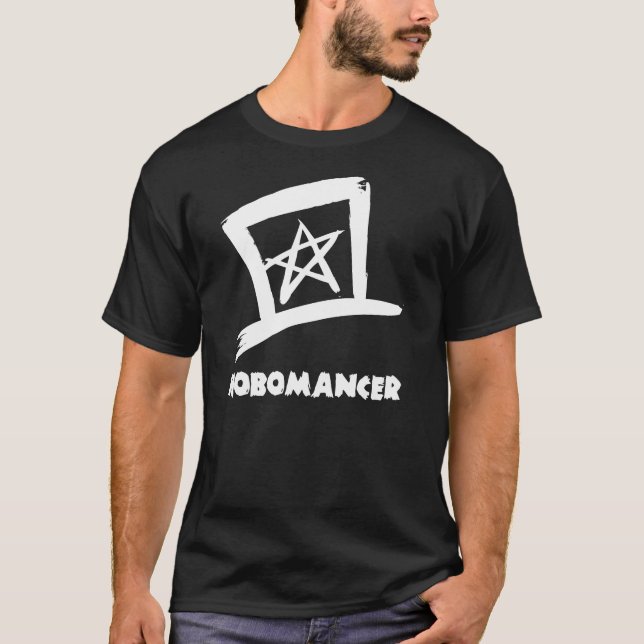Hobomancer Hobo Sign/Logo Dark T-Shirt (Front)