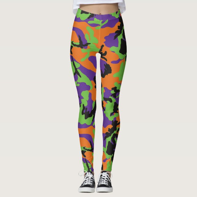 HOC Monster Halloween Edition Camo Leggings (Front)