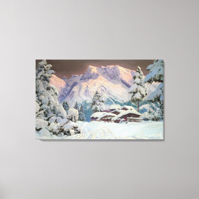 Hocheisgruppe, Austria Canvas Print (Front)
