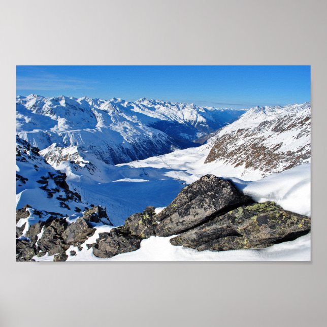 Hochgurgl Obergurgl Tyrol Austrian Alps Austria Ph Poster (Front)