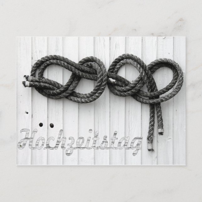 Hochzeitstag Postcard (Front)