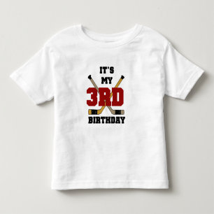 Hockey 3rd Birthday Tshirts and Gifts