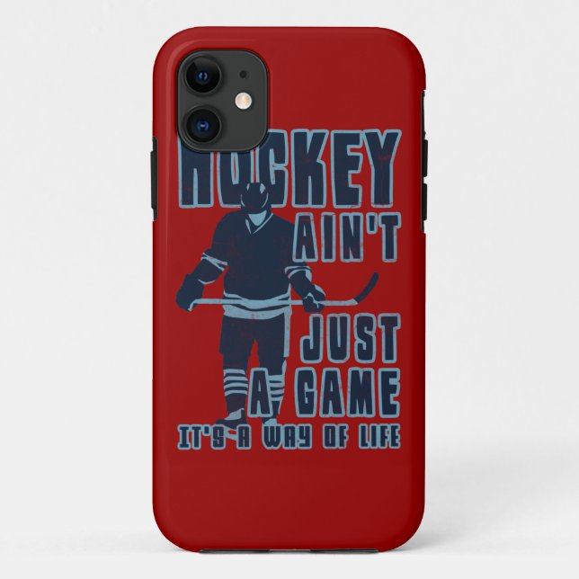 Hockey Ain't Just A Game Cell Phone Case (Back)