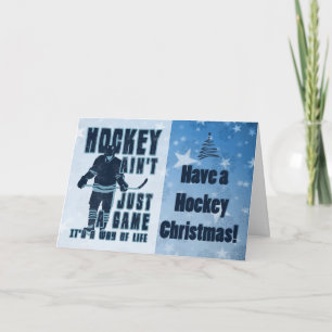 Hockey Ain't Just A Game Christmas Card