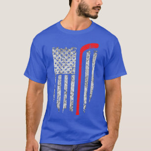 Hockey American Flag Hockey s T-Shirt