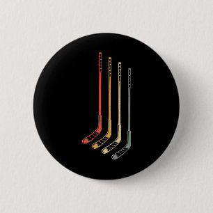 Hockey Apparel - Hockey Ice Hockey Player Gift 1 6 Cm Round Badge