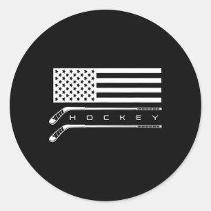 Hockey Apparel - Hockey  Ice Hockey Player Gift  1 Classic Round Sticker