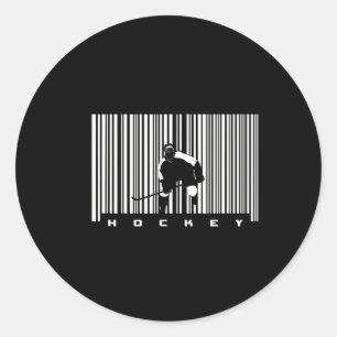 Hockey Apparel - Hockey  Ice Hockey Player Gift  3 Classic Round Sticker