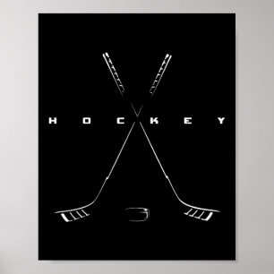 Hockey Apparel - Hockey Ice Hockey Player Gift Poster