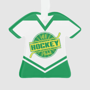 Hockey Aunt Customisable Jersey Ornament