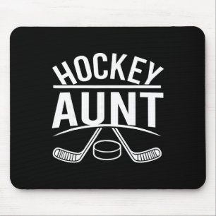 Hockey Aunt Hockey Family Funny Mouse Mat