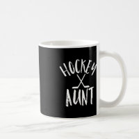 Hockey Aunt Sports Fan Cheer Vintage Gift