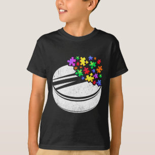 Hockey Autism Puzzle Men Women Kids Autism Awarene T-Shirt
