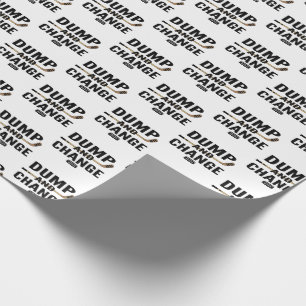 Hockey Baby Dump and Change Shower Wrapping Paper