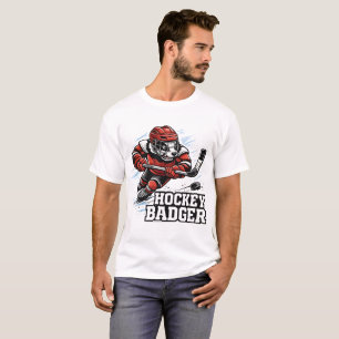 Hockey Badger - Fierce on Ice T-Shirt
