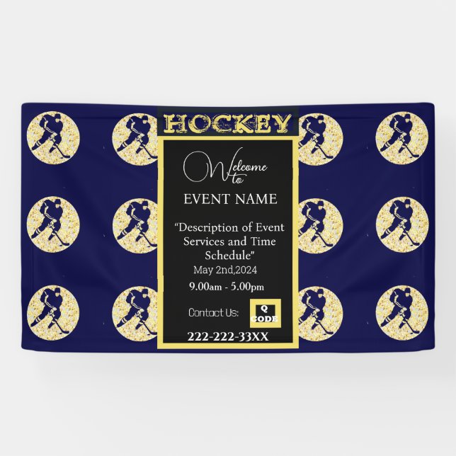 HOCKEY  BANNER (Horizontal)