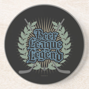 Hockey Beer League Legend Coaster