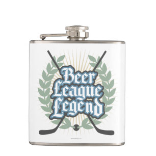 Hockey Beer League Legend Hip Flask