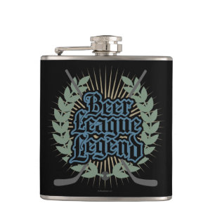 Hockey Beer League Legend Hip Flask